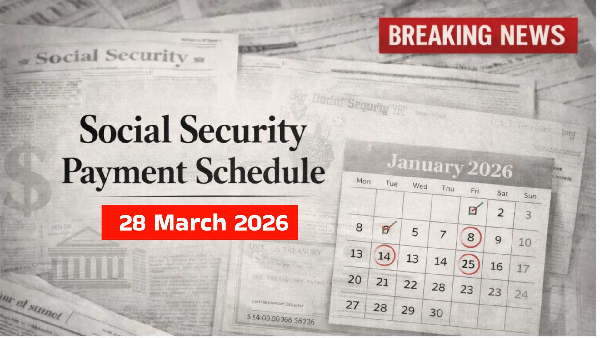 Social Security Payment Schedule for January 2026